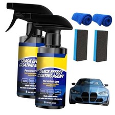 2Pcs Car Nano Coating Spray,Quick Effect Coating Agent for Car, Upgrade