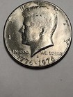 1776-1976 D Bicentennial Kennedy Half Dollar with Filled Mint Mark Very Rare! — photo 1