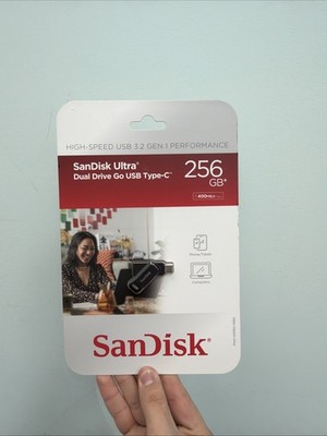 SanDisk Ultra Dual Drive Go 256GB SDDDC3-256G-A16BJ NEW