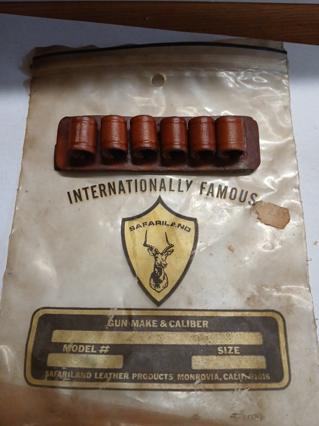 Safariland Leather Bullet Speed Loader Belt Attachment