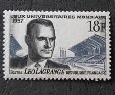 Timbre - FRANCE - Léo LAGRANGE - YT 1120 - 1957