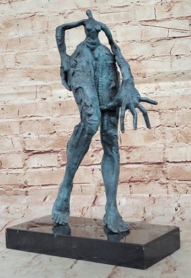 Salvador Dali Bronze Sculpture Exaggerated Female Form Modern Art Statue Edition