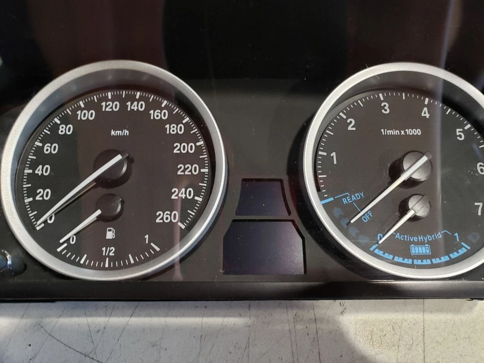 Painel de instrumentos velocímetro - 2010 BMW X6 E71/72 híbrido - 10-11 fabricante de equipamento original 6976284 - Imagem 3 de 4