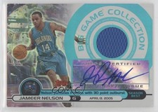 2005-06 Topps Big Game Collection Relics 70/199 Jameer Nelson #BGA-JN Auto hb8