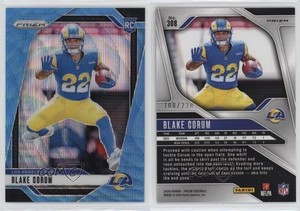 2024 Panini Prizm Rookies Blue Wave Prizm /230 Blake Corum #308 Rookie RC