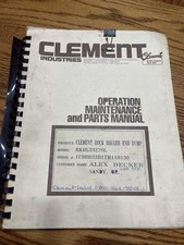 Clement Rock Hauler End Dump Model RKHL3327SL Operation Maintenance And Service