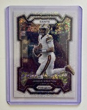 2023 NFL Panini Prizm White Sparkle Jameis Winston # 214 SSP approx 20 produced!