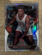 2022-23 Bowman University Chrome #11 Brice Sensabaugh 1st Refractor Jazz Ohio St