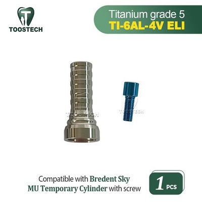 Multi Unit Titanium Temporary Cylinder fits to Bredent SKY fast & fixed D5.65mm