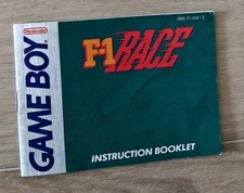 F-1 Race (Nintendo Game Boy) - MANUAL ONLY