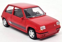 Norev 1/43 - Renault 5 Gt Turbo Phase 2 1988 Supercinq Red Diecast Model Car