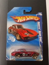 Hot Wheels Faster Than Ever FTE - CORVETTE GRAND SPORT - 2010 #130 - Red