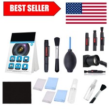 All-in-One Camera Lens Care Kit: Microfiber Cloths  Cleaning Tissues Included