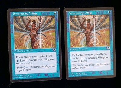 2X Shimmering Wings Tempest MTG - Magic The Gathering LP/NM TWO Cards!