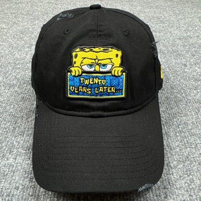 New Era Hat Cap Strap Back One Size Mens Black SpongeBob Twenty Years Later
