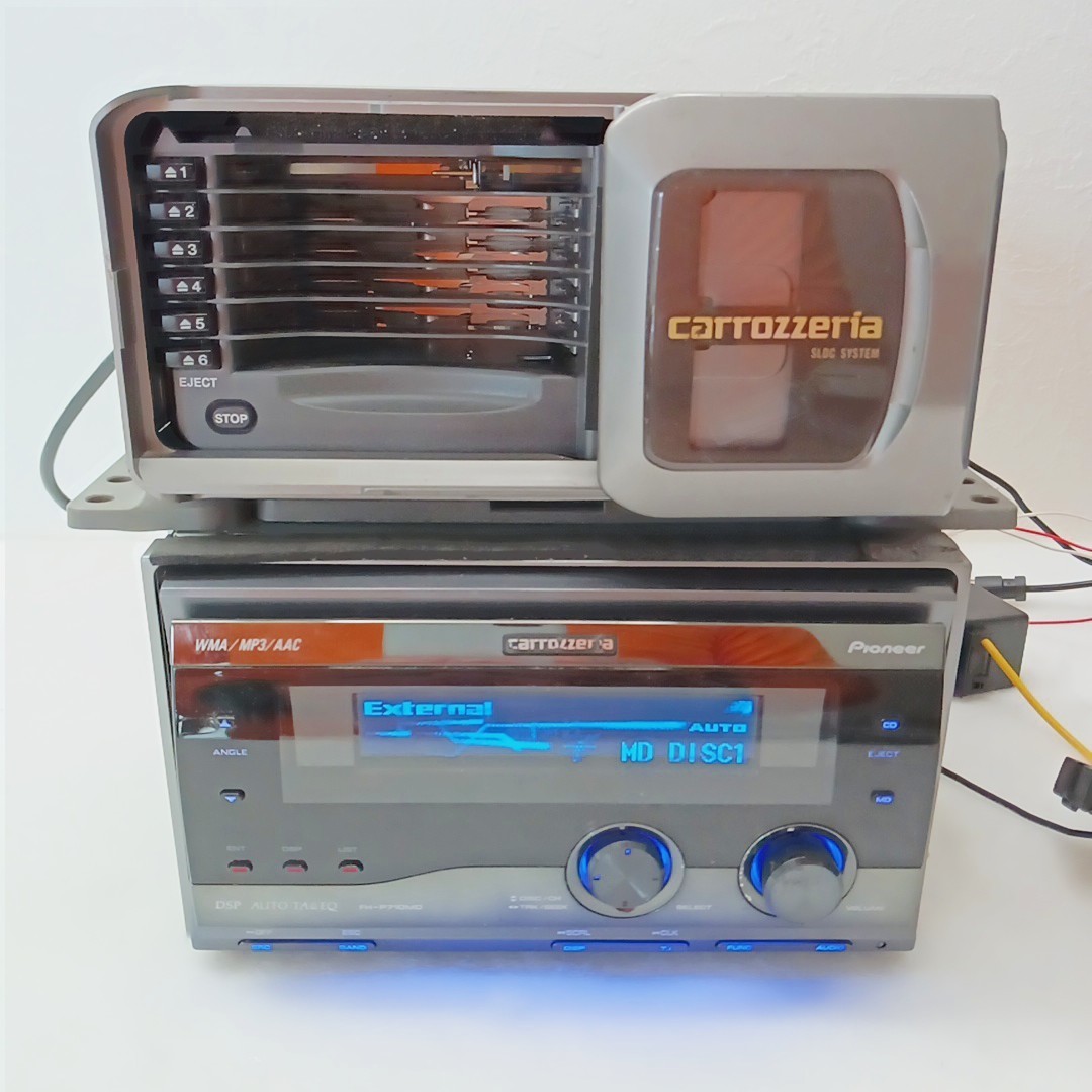 Pioneer Carrozzeria MD-P100 6 MD Changer Vintage Car Audio Player