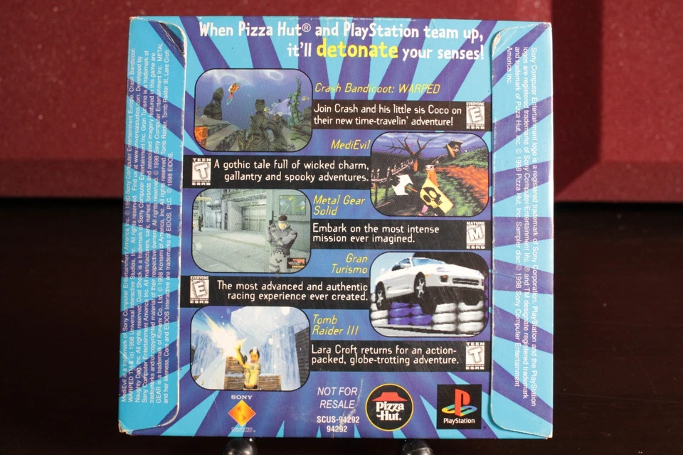 PS1 Pizza Hut Powered PlayStation 1 Demo Game - Image 2 of 4