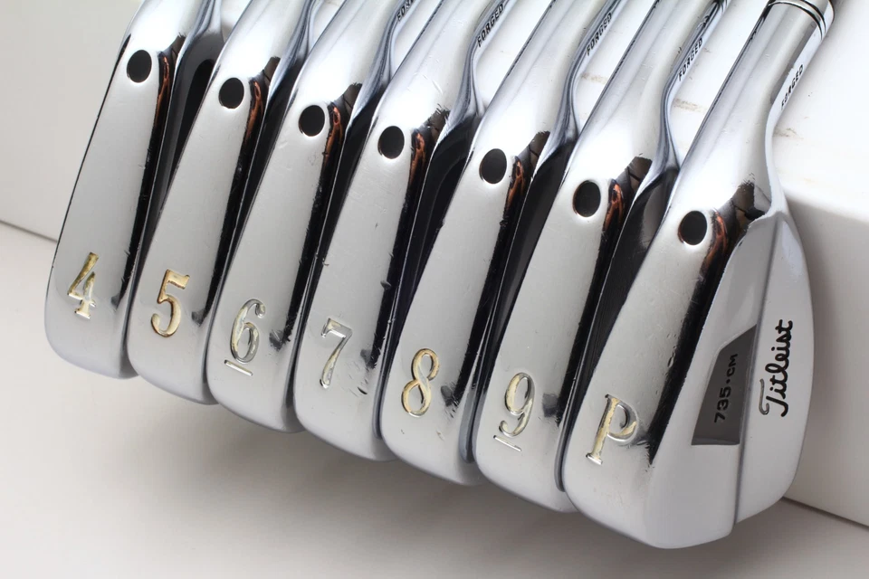 7Pcs Titleist 735.CM FORGED Iron set 4-5-6-7-8-9-PW Extra Stiff Flex DG X100 RH - Image 4 of 4