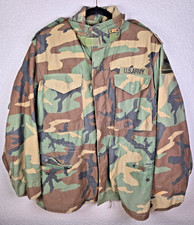 US Military M-81 M65 Woodland Camo Cold Weather Jacket Small Short Capt. Armor