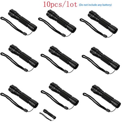 10PCS/Lot Ultra Fire WF-501B Single Mode Duty Flashlight 10W LED 1000 Lumen
