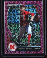 2021 Panini Prizm Draft Picks #PDP59 Spencer Schwellenbach Base Pink Velocity