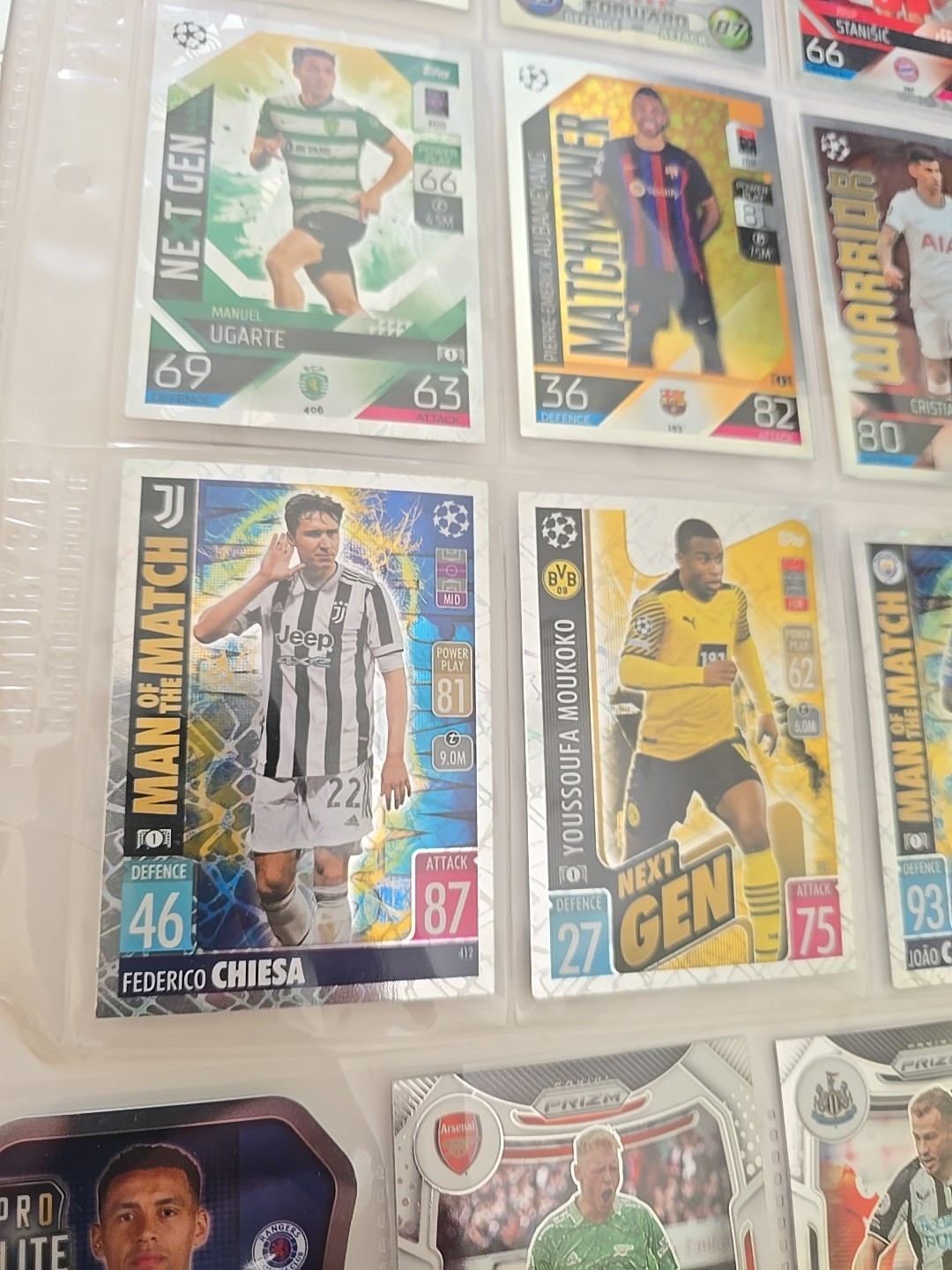 2021-22 Panini Prizm Premier League And Topps March Attax SOCCER Card Lot Of 90 view 10