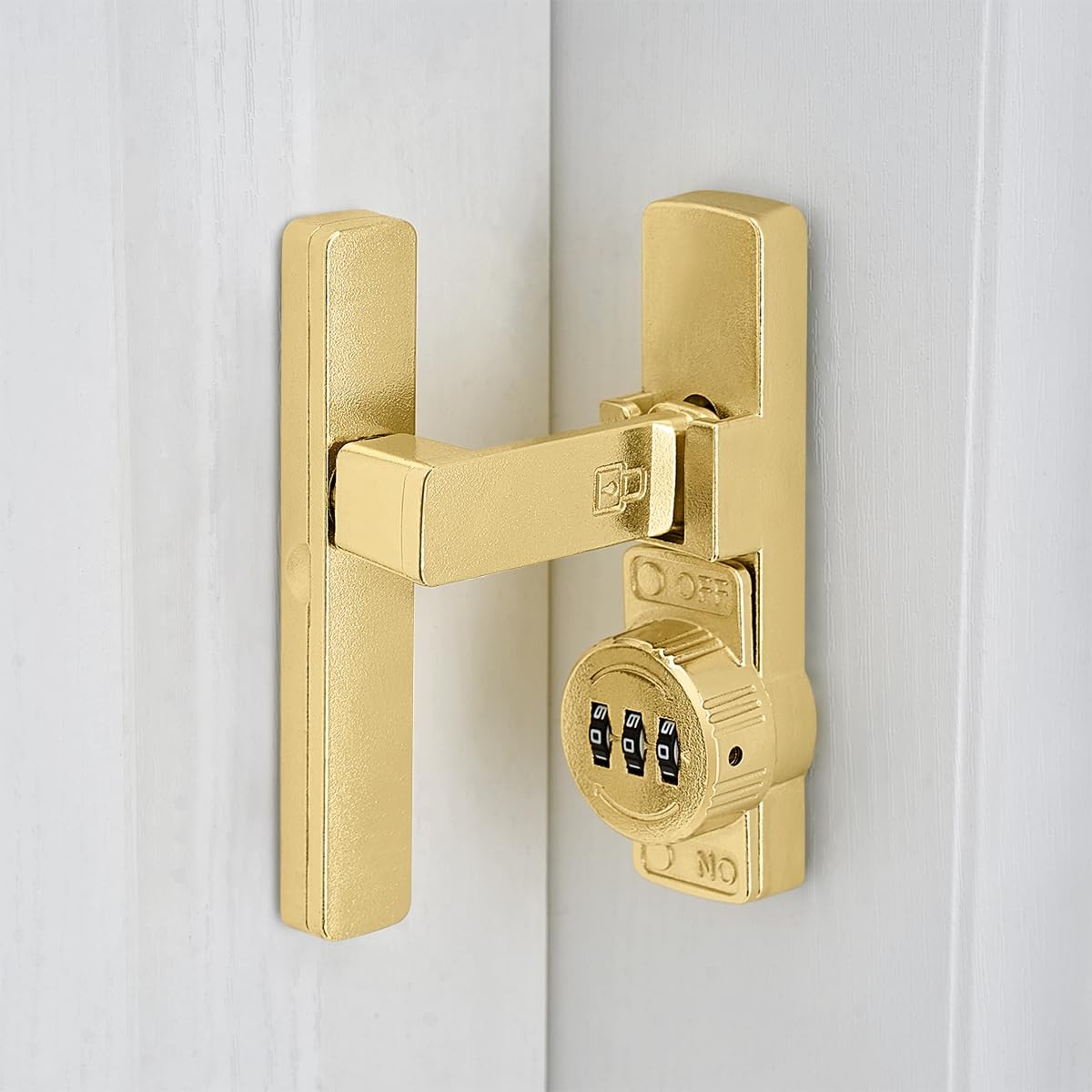 90 Degree Flip Latch Lock with Combination Lock for Barn Gate Garage Shed