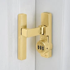 90 Degree Flip Latch Lock with Combination Lock for Barn Gate Garage Shed