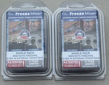 2X Freeze Miser Outdoor Faucet Freeze Protection White (2 Single-Packs)