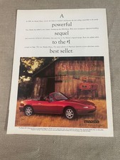 Mazda Miata MX 5 Convertible Powerful Sequel magazine advertisement ad 1994