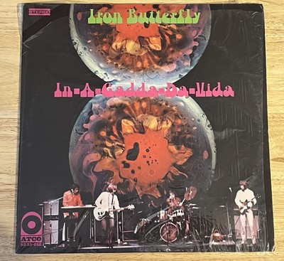 1968 Iron Butterfly In A Gadda Da Vida LP SHRINK Vinyl Atlantic Recording