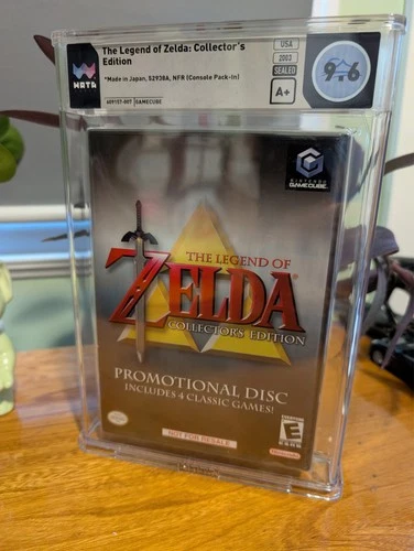 🔥 NINTENDO GAMECUBE ZELDA COLLECTOR'S EDITION WATA 9.6 A+  🔥MADE IN JAPAN