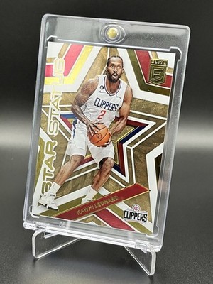 2022 Panini Donruss Elite Kawhi Leonard LA Clippers Star Status Gold 9/10 (!)#5 