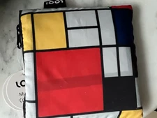 LOQI Museum Art Tote Bag Piet Mondrian Composition, Reusable, Eco-Friendly