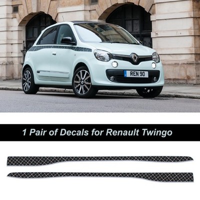 Renault Twingo ICONIC Side Decals - Quality Self Adhesive Vinyl - Free Delivery