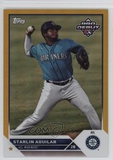 2023 Topps Pro Debut Gold Foil 34/50 Starlin Aguilar #PD-54 1g0v