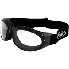 Global Vision Eliminator Motorcycle Goggles Padded Black Frame for Men and Wo...