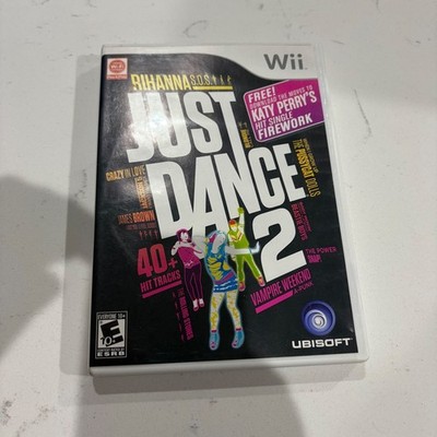 Just Dance 2 Nintendo Wii Game Ubisoft 2010 Complete CIB Rihanna Katy Perry