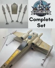 Vintage Star Wars Kenner X Wing Canopy & Laser Cannons Set Repro 1997 X-Wing