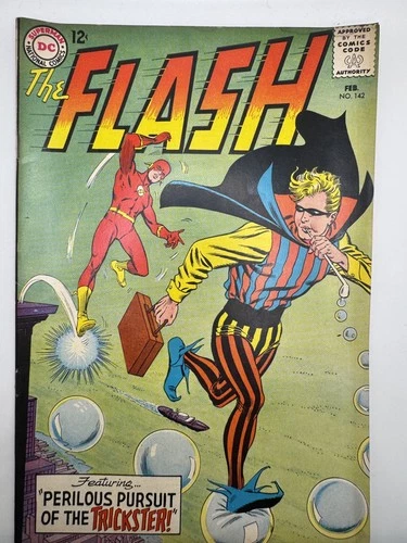 The Flash #142 1964 DC Comics Vintage Silver age 1st Print VG *A5