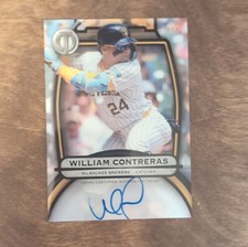 True 1/1 2025 Topps Tribute William Contreras Brewers Autograph TA-WC