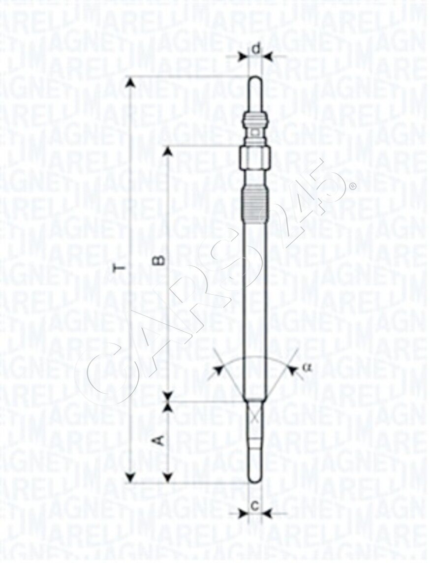 Glow Plug Fits VOLVO LAND ROVER PEUGEOT CITROEN JAGUAR S60 I S80 V70 II 5960F8