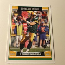 2006 Topps NFL Aaron Rodgers Base Green Bay Packers 2nd Year