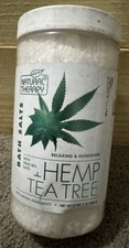 1 Count Natural Therapy 37 Oz Hemp  Tea Tree Relaxing Dead Sea Bath Salts