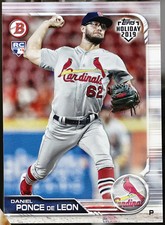 2019 Topps Holiday Bowman #TH-DPL Daniel Ponce de Leon Baseball NM
