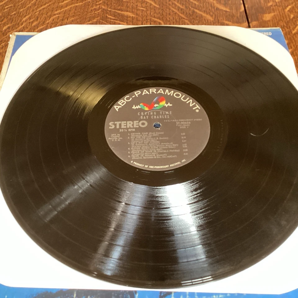 Ray Charles "Crying Time" LP Vinyl Stereo ABCS 544 Foto 4 de 4