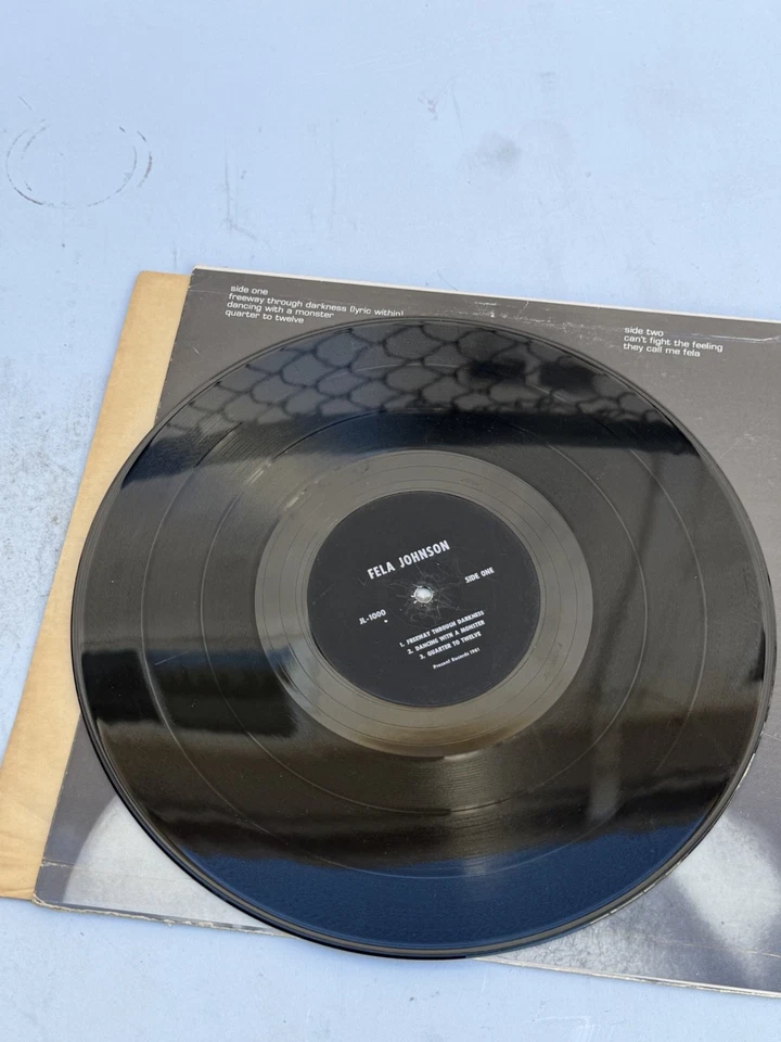 1981 No Wave Oddity EP Synthesizer FELA JOHNSON Private/ Small Label Issue! RB2 - Image 3 of 4