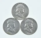 Higher Grade - 1951 1951 1951 Franklin Half Dollar 90% SIlver Lot *140