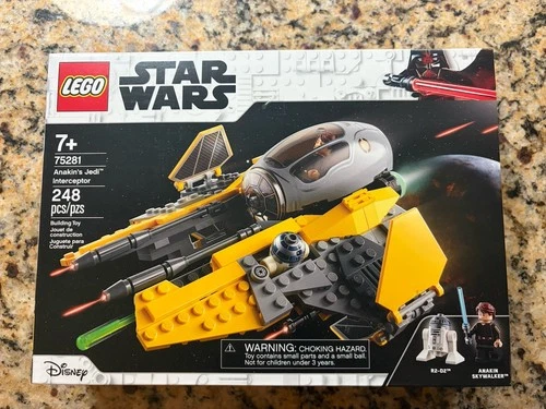 LEGO Star Wars Anakin's Jedi Interceptor Set 75281, 248 Pieces, The Clone Wars