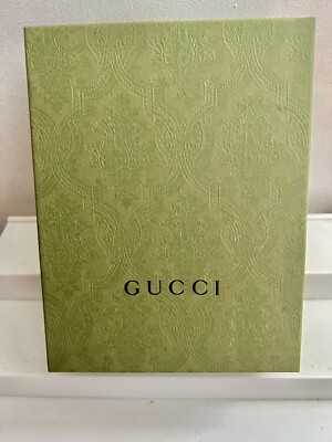 Genuine GUCCI, An Empty Gift Box , Storage Green Box Wallet-Sized